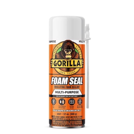 Gorilla Glue Gorilla Gray Foam Multipurpose Insulating Sealant 12 oz 112361